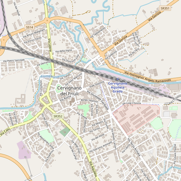 Thumbnail mappa benzinai di Cervignano del Friuli