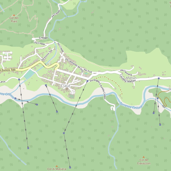 Thumbnail mappa chiese di Claut
