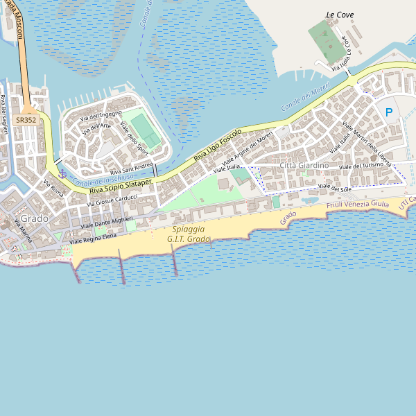 Thumbnail mappa stradale di Grado