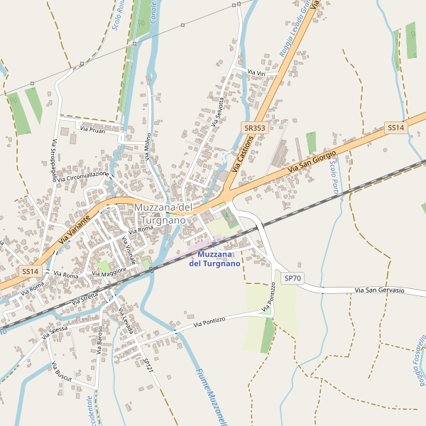 Thumbnail mappa ristoranti di Muzzana del Turgnano