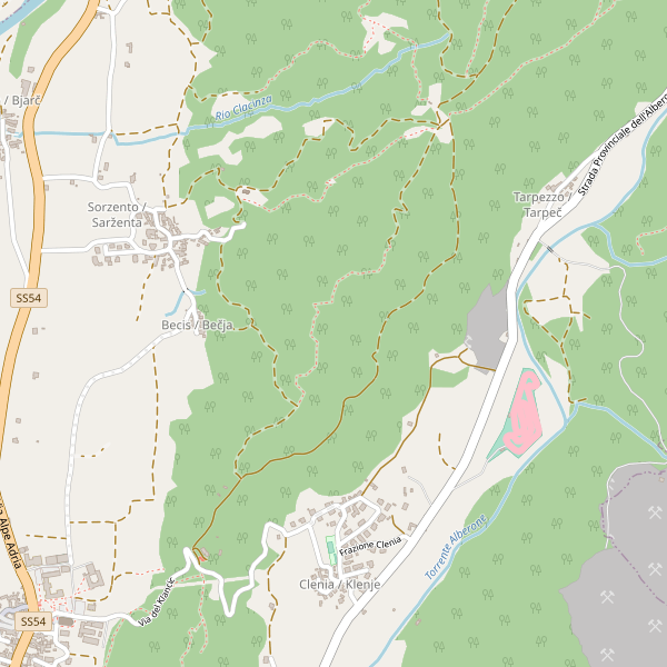 Thumbnail mappa stradale di San Pietro al Natisone