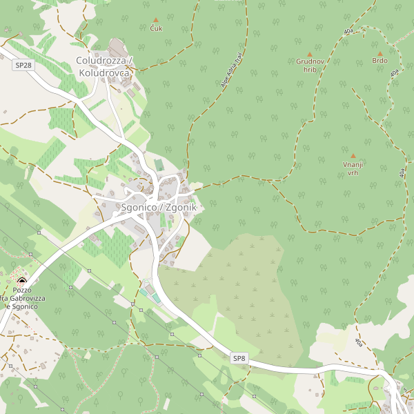 Thumbnail mappa stradale di Sgonico