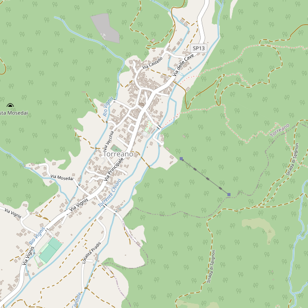 Thumbnail mappa supermercati di Torreano