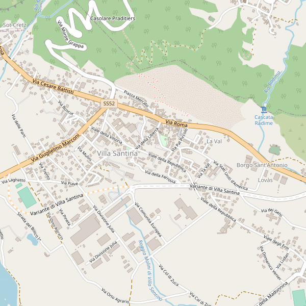 Thumbnail mappa autolavaggi di Villa Santina