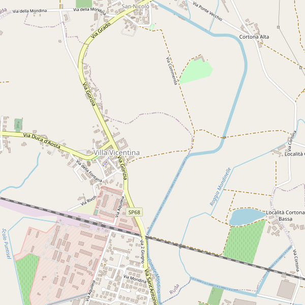 Thumbnail mappa bancomat di Villa Vicentina