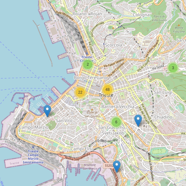 Thumbnail mappa abbigliamento di Trieste