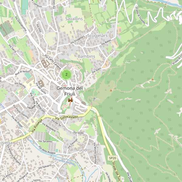 Thumbnail mappa bancomat di Gemona del Friuli