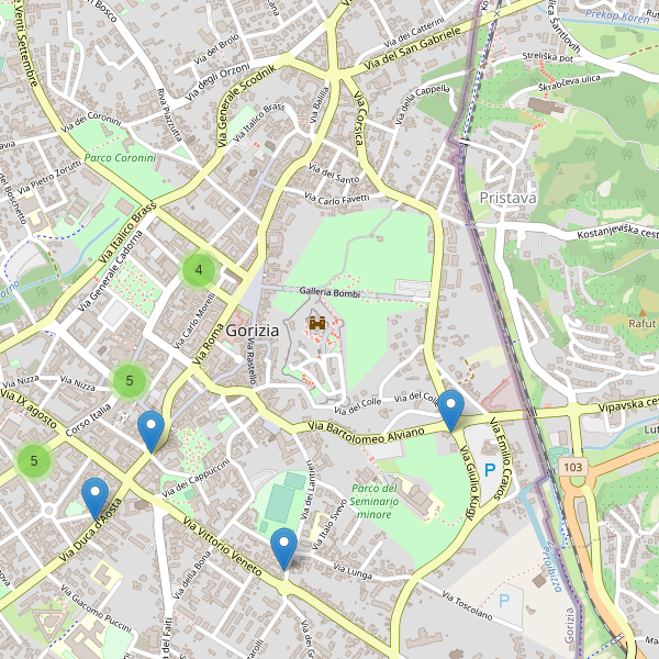 Thumbnail mappa bancomat di Gorizia