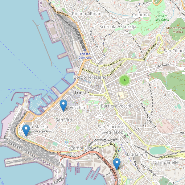 Thumbnail mappa cinema Trieste