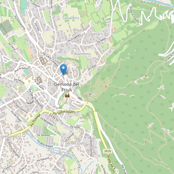 Thumbnail mappa farmacie di Gemona del Friuli