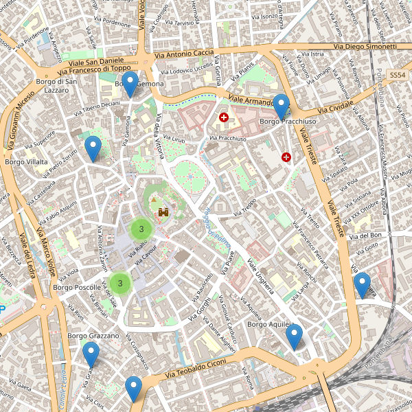 Thumbnail mappa farmacie di Udine
