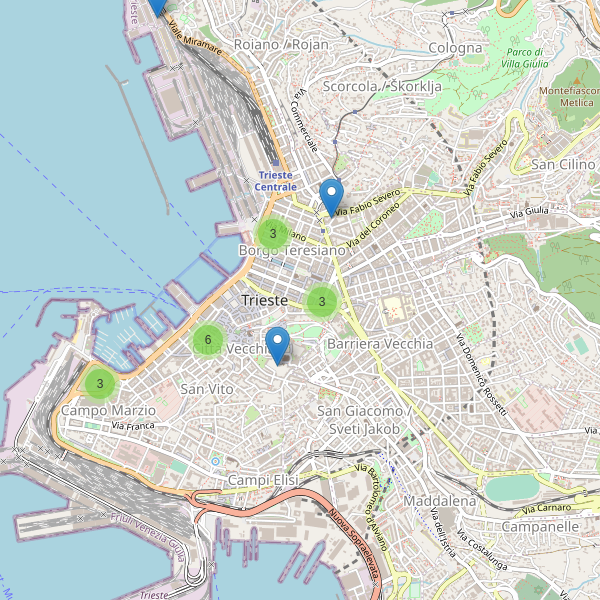 Thumbnail mappa musei di Trieste