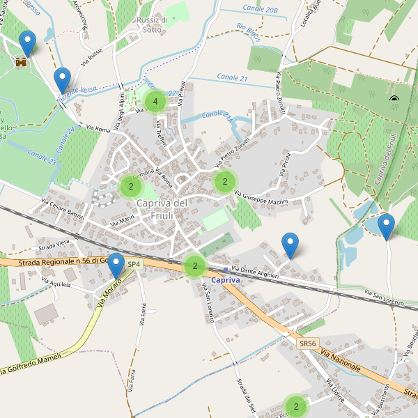 Thumbnail mappa parcheggi di Capriva del Friuli
