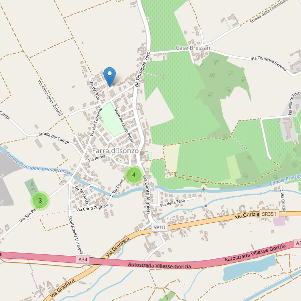 Thumbnail mappa parcheggi di Farra d'Isonzo