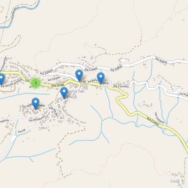 Thumbnail mappa parcheggi di Forgaria nel Friuli