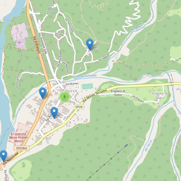 Thumbnail mappa parcheggi di Paluzza