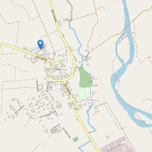 Thumbnail mappa parcheggi di Pavia di Udine