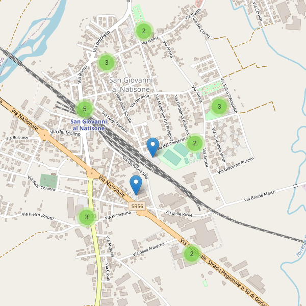 Thumbnail mappa parcheggi di San Giovanni al Natisone