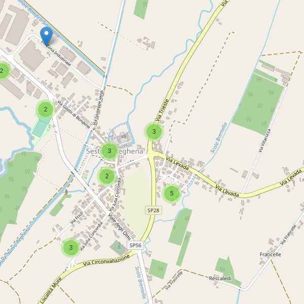Thumbnail mappa parcheggi di Sesto al Reghena