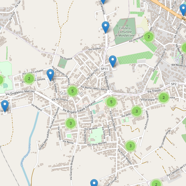 Thumbnail mappa parcheggi di Staranzano