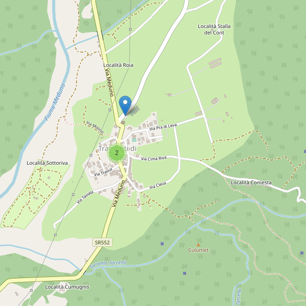 Thumbnail mappa parcheggi di Tramonti di Sotto