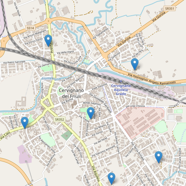 Thumbnail mappa scuole di Cervignano del Friuli
