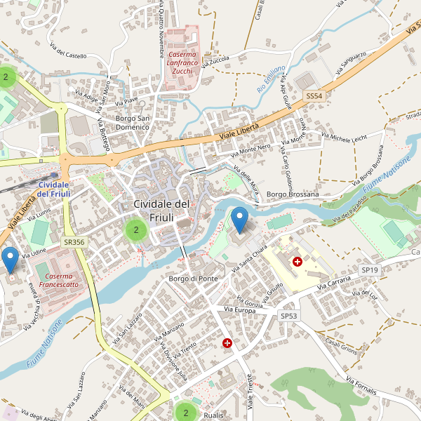 Thumbnail mappa scuole di Cividale del Friuli