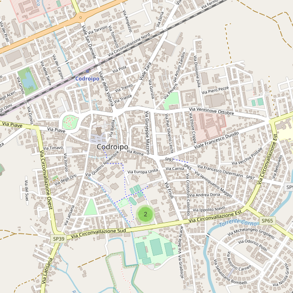 Thumbnail mappa scuole di Codroipo
