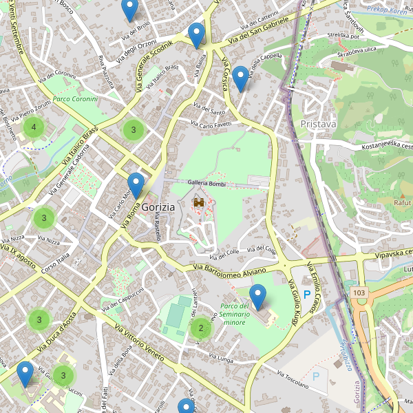 Thumbnail mappa scuole di Gorizia