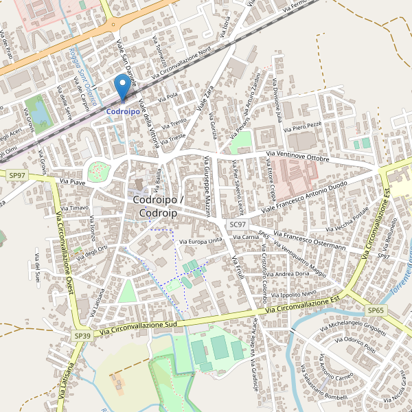 Thumbnail mappa stazioni di Codroipo