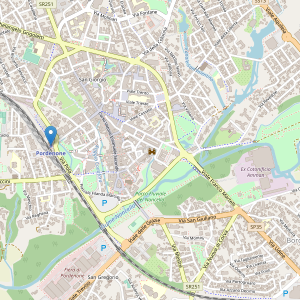 Thumbnail mappa stazioni di Pordenone