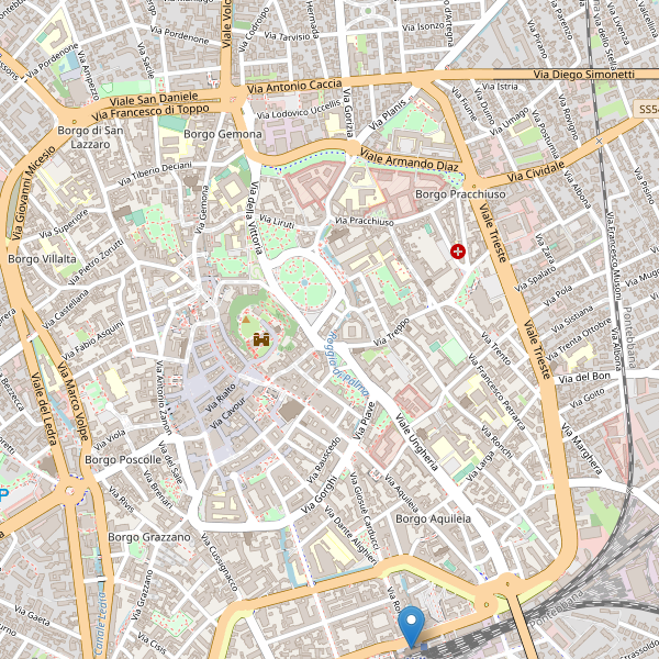 Thumbnail mappa stazioni di Udine