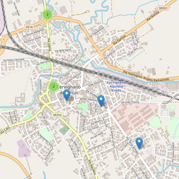 Thumbnail mappa supermercati di Cervignano del Friuli