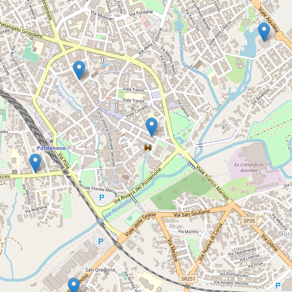 Thumbnail mappa supermercati Pordenone