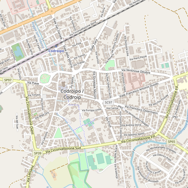 Thumbnail mappa taxi di Codroipo