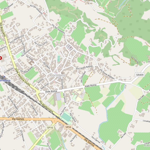 Thumbnail mappa taxi di Cormons