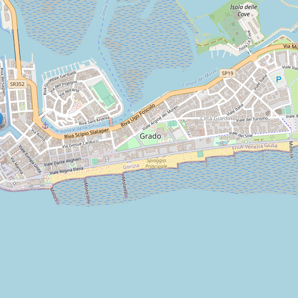 Thumbnail mappa taxi di Grado