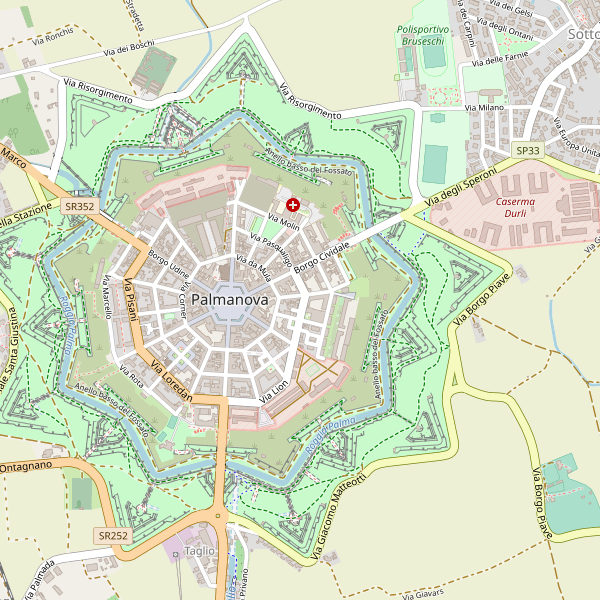 Thumbnail mappa taxi di Palmanova