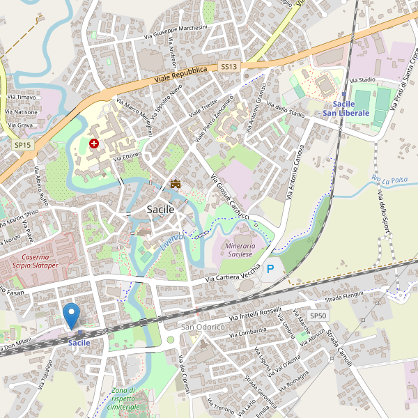 Thumbnail mappa taxi di Sacile