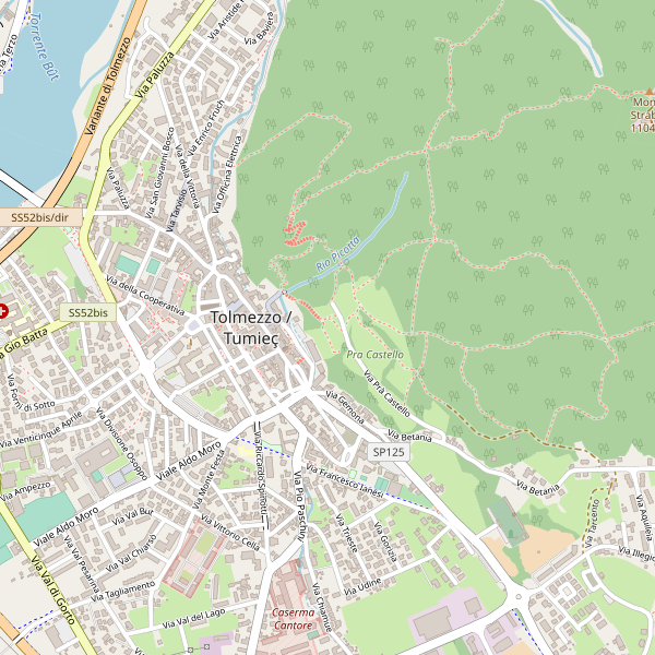 Thumbnail mappa taxi di Tolmezzo