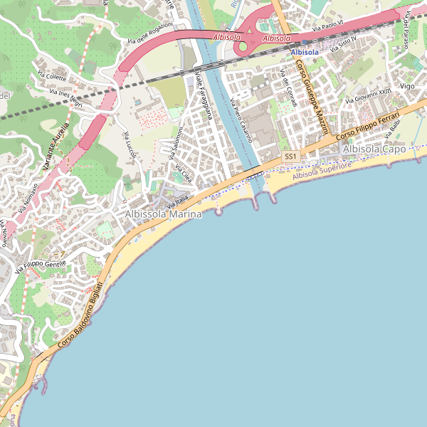 Thumbnail mappa giornalai di Albissola Marina