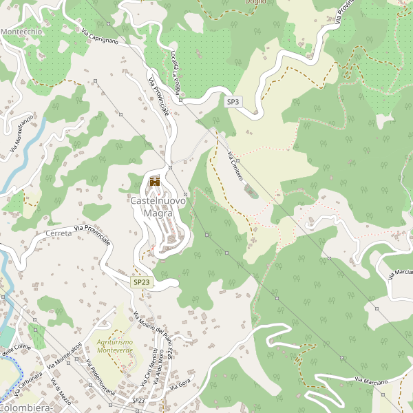 Thumbnail mappa supermercati di Castelnuovo Magra