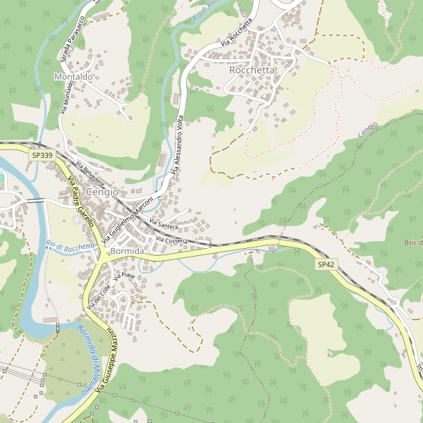 Thumbnail mappa stradale di Cengio