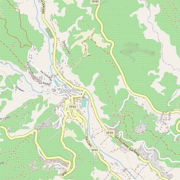 Thumbnail mappa hotel di Dolcedo