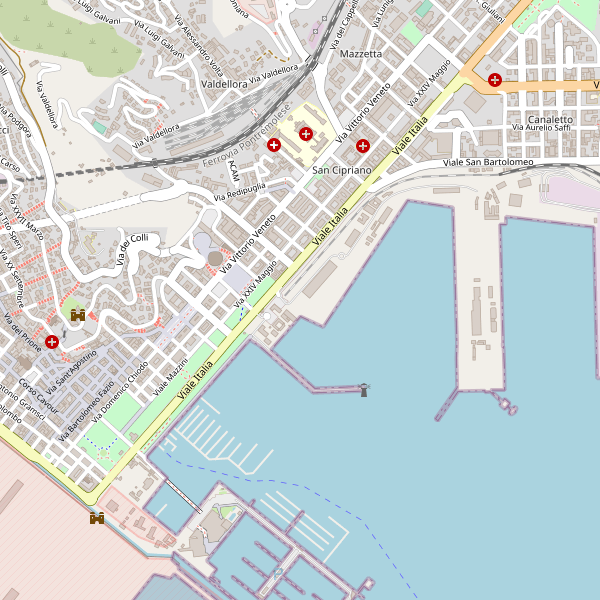 Thumbnail mappa stradale di La Spezia