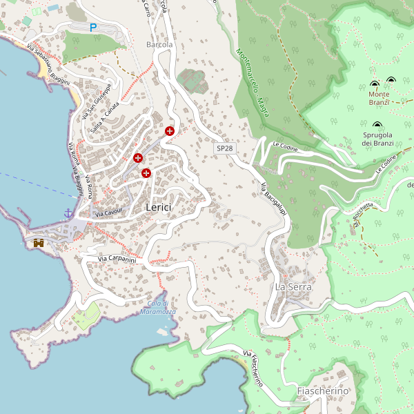Thumbnail mappa autonoleggi di Lerici