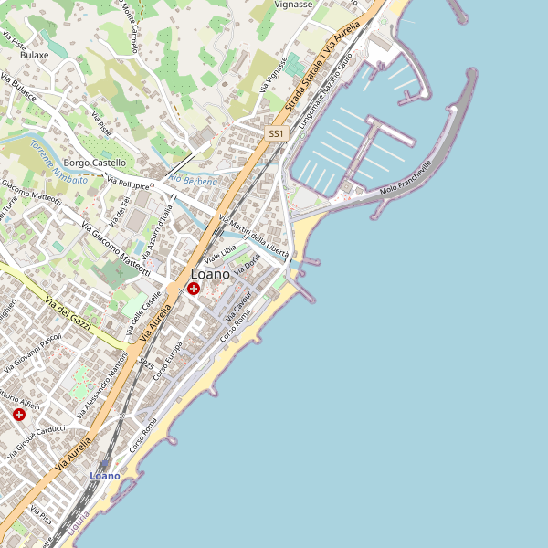 Thumbnail mappa attrazioni di Loano