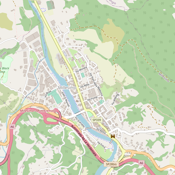 Thumbnail mappa stradale di Millesimo