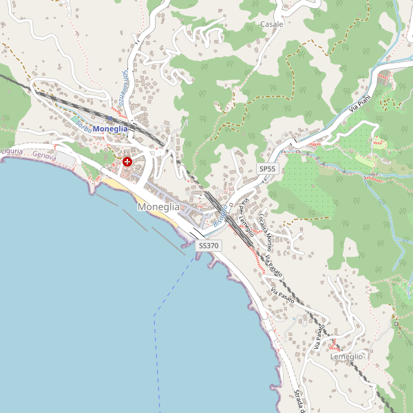 Thumbnail mappa ostelli di Moneglia