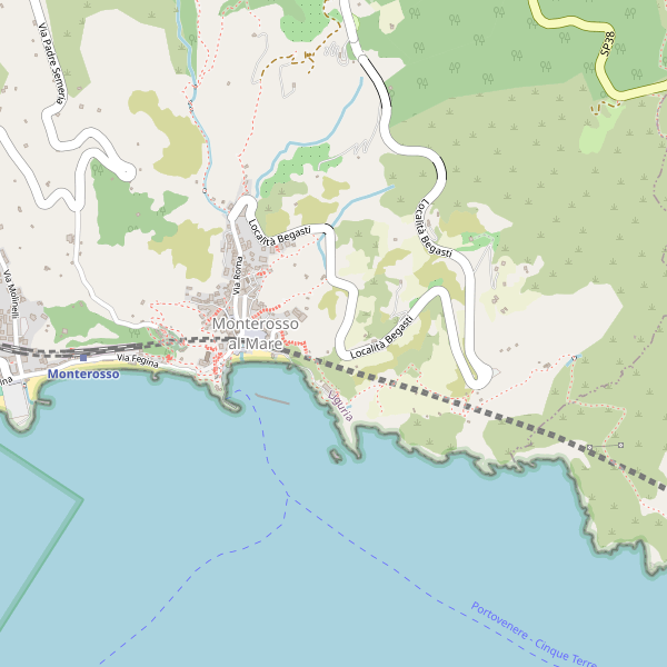 Thumbnail mappa ufficipostali di Monterosso al Mare